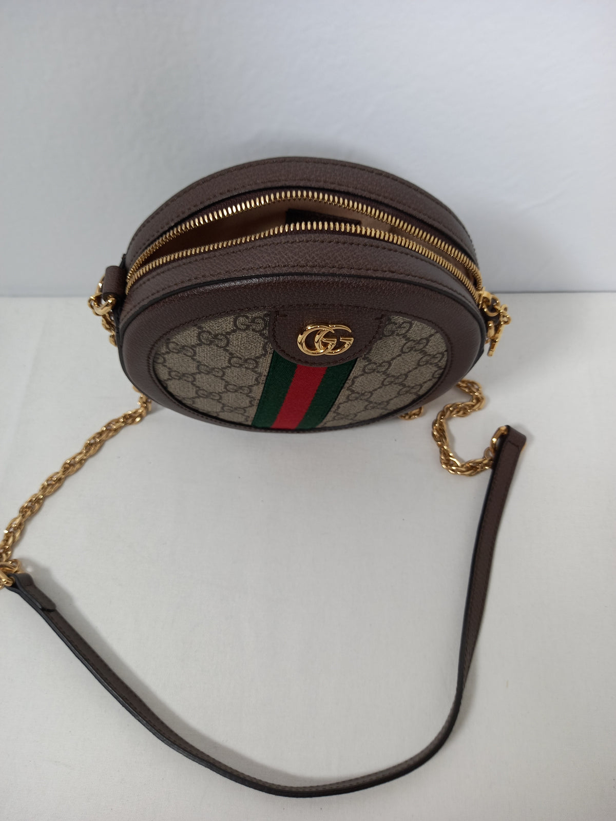 M0804P64 Gucci Ophidia Mini Round Shoulder Bag (JP)
