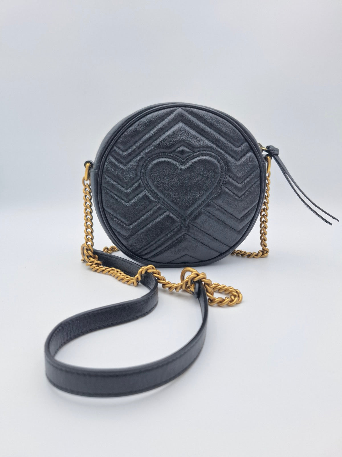 GUCCI MARMONT ROUND SHOULDER BAG (550154) (US)