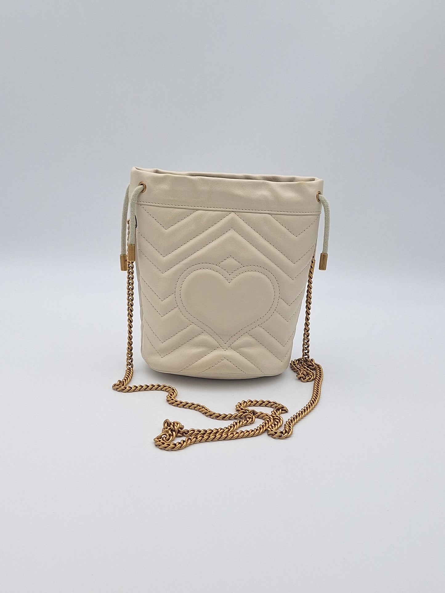 GUCCI GG MARMONT MINI BUCKET BAG (575163) (US)