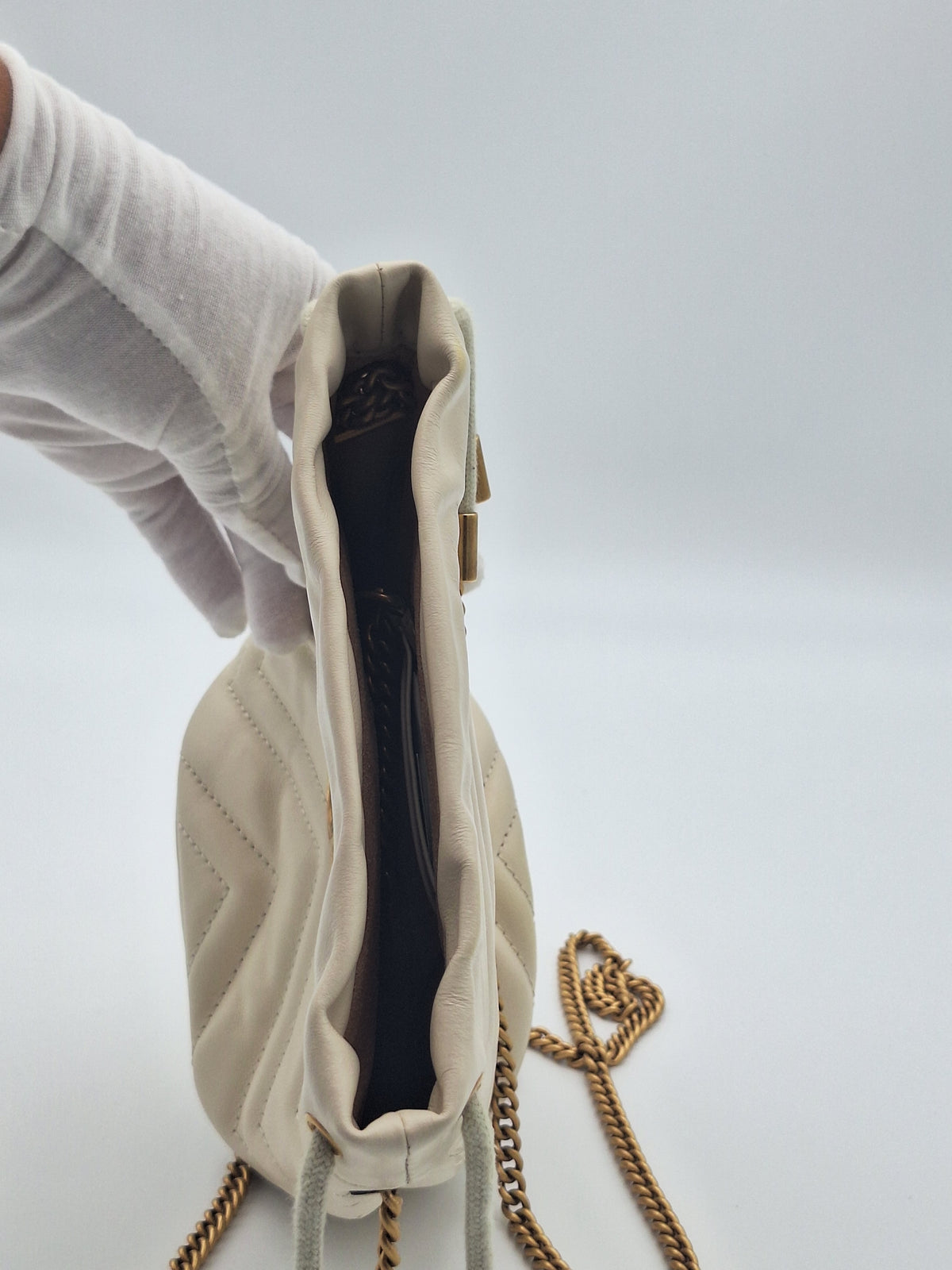 GUCCI GG MARMONT MINI BUCKET BAG (575163) (US)