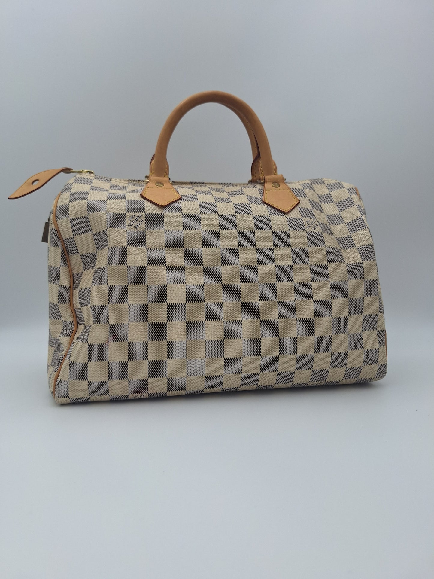 Louis Vuitton Beige Damier Azur Speedy 30 Tote Bag (US)