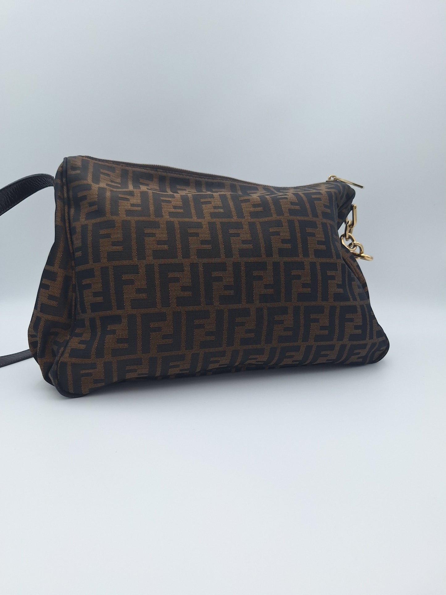 Fendi Zucca Canvas Mia Flap Shoulder Bag (US)