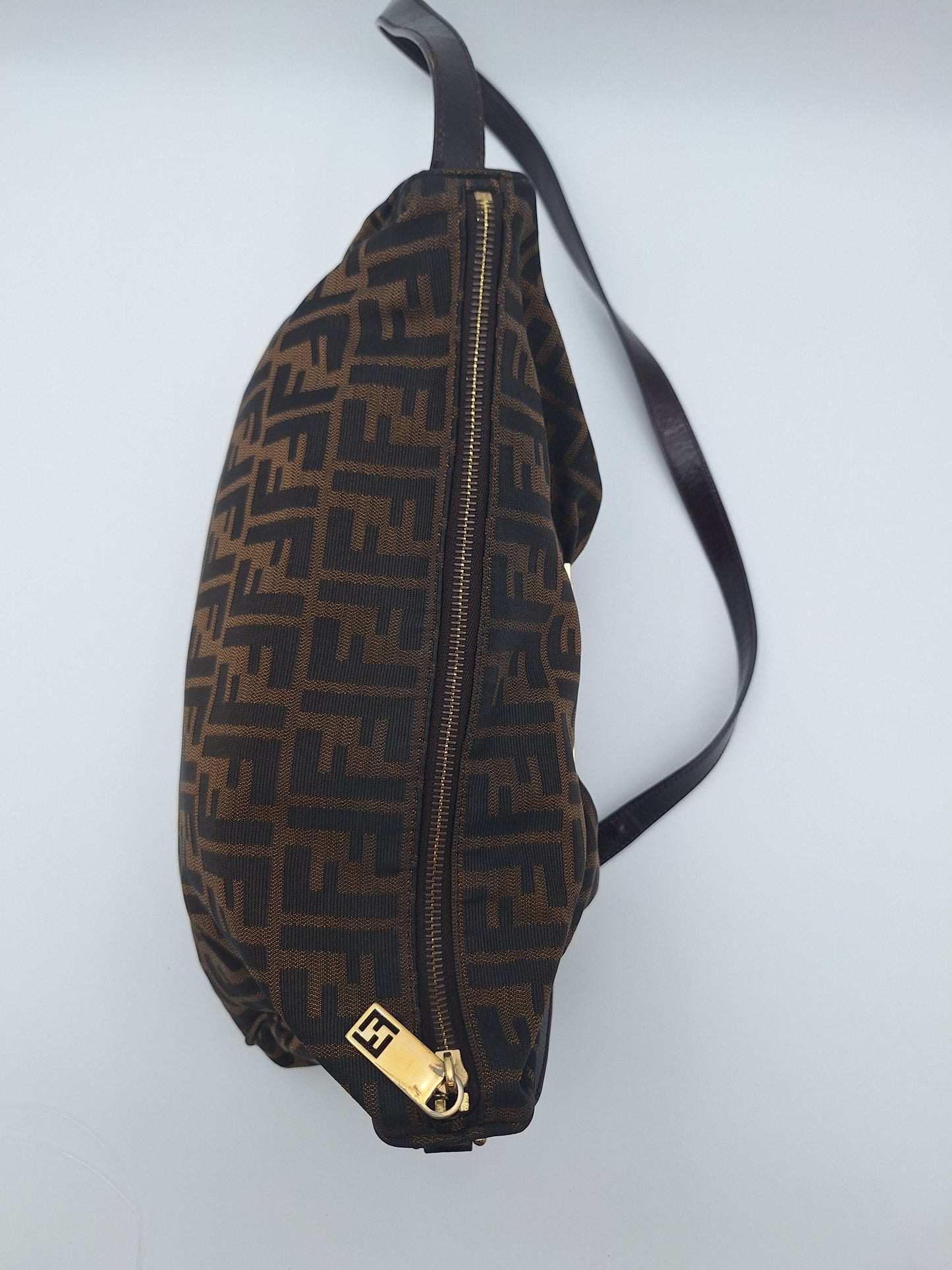 Fendi Zucca Canvas Mia Flap Shoulder Bag (US)