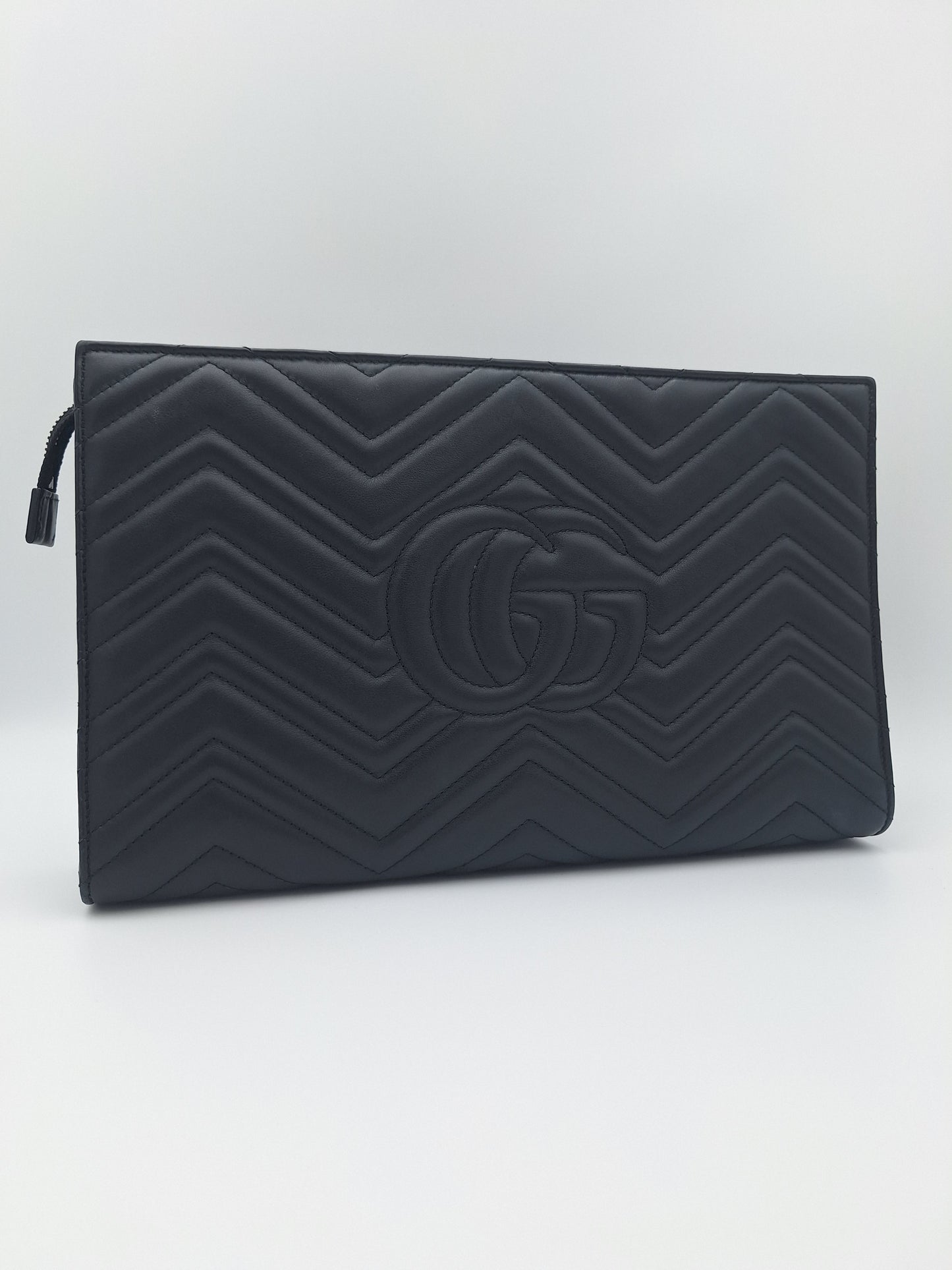 Gucci Gg Marmont Heart Matelasse Calfskin Clutch (US)