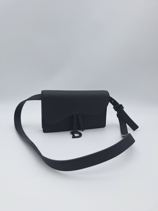 Christian Dior Ultramatte Calfskin Saddle Belt Bag (US)