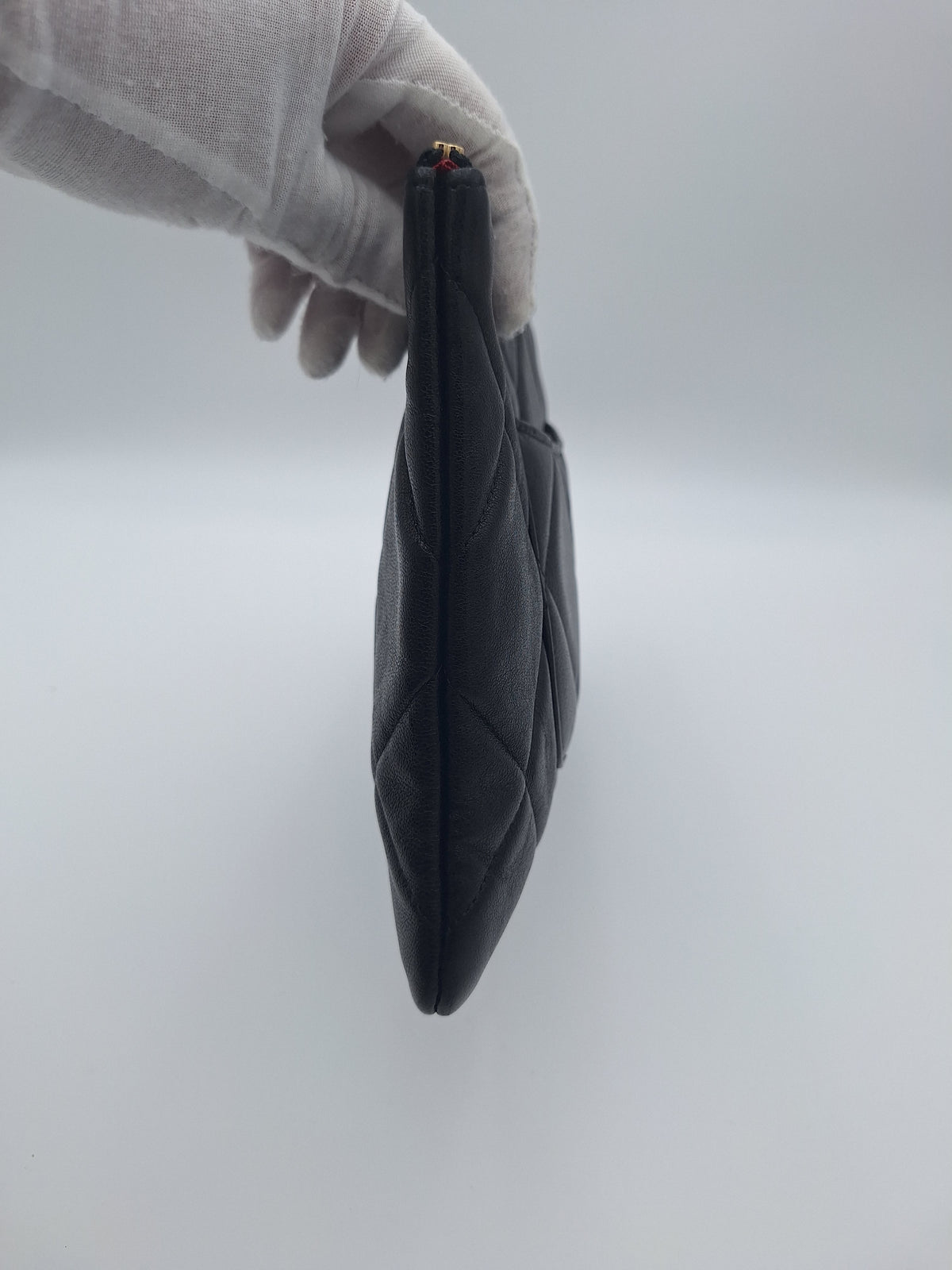 Chanel 19 Large Black Quilted Leather O Case Clutch (US)