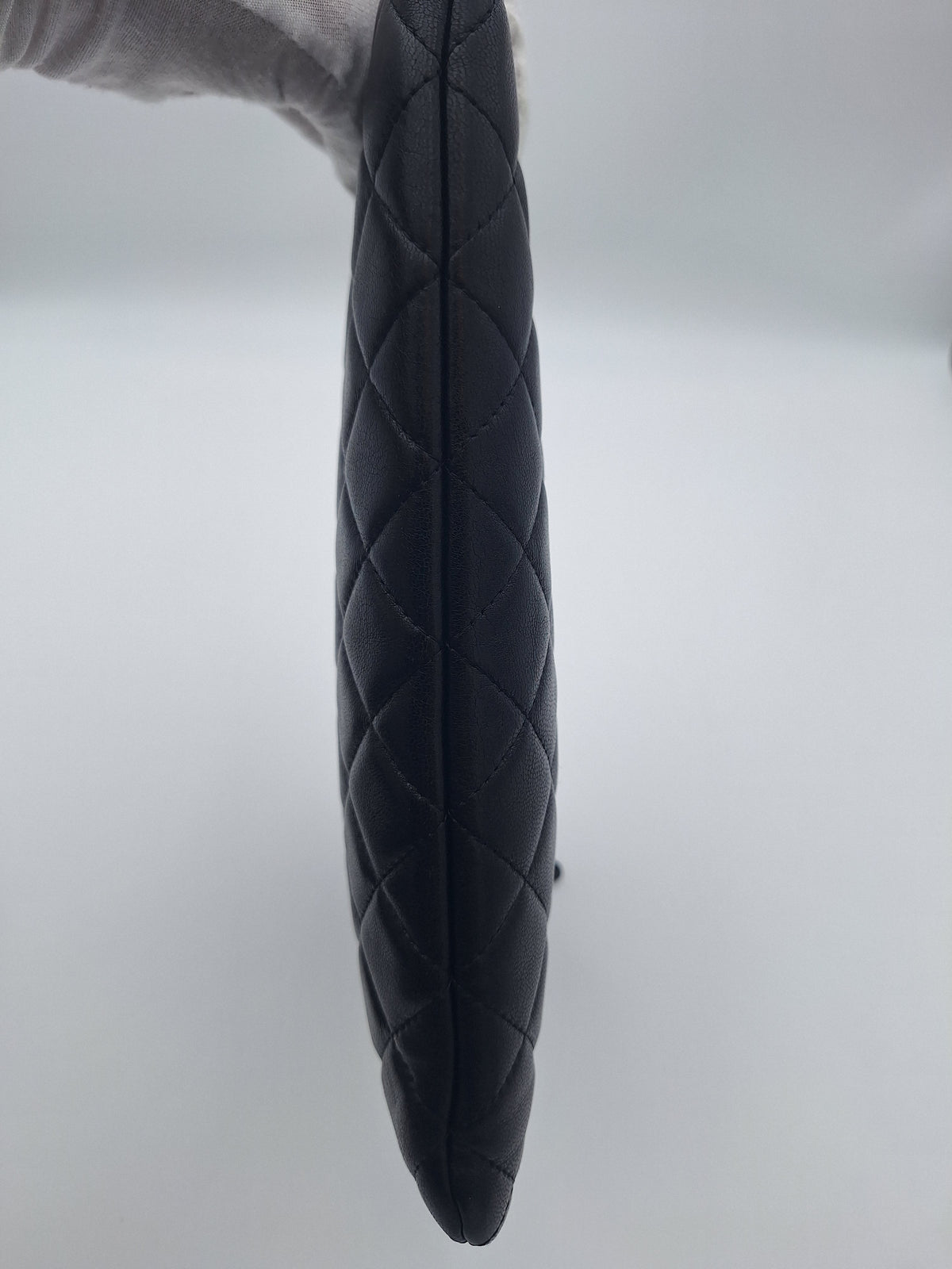 Chanel Quilted Caviar Leather Large O-case Clutch (US)