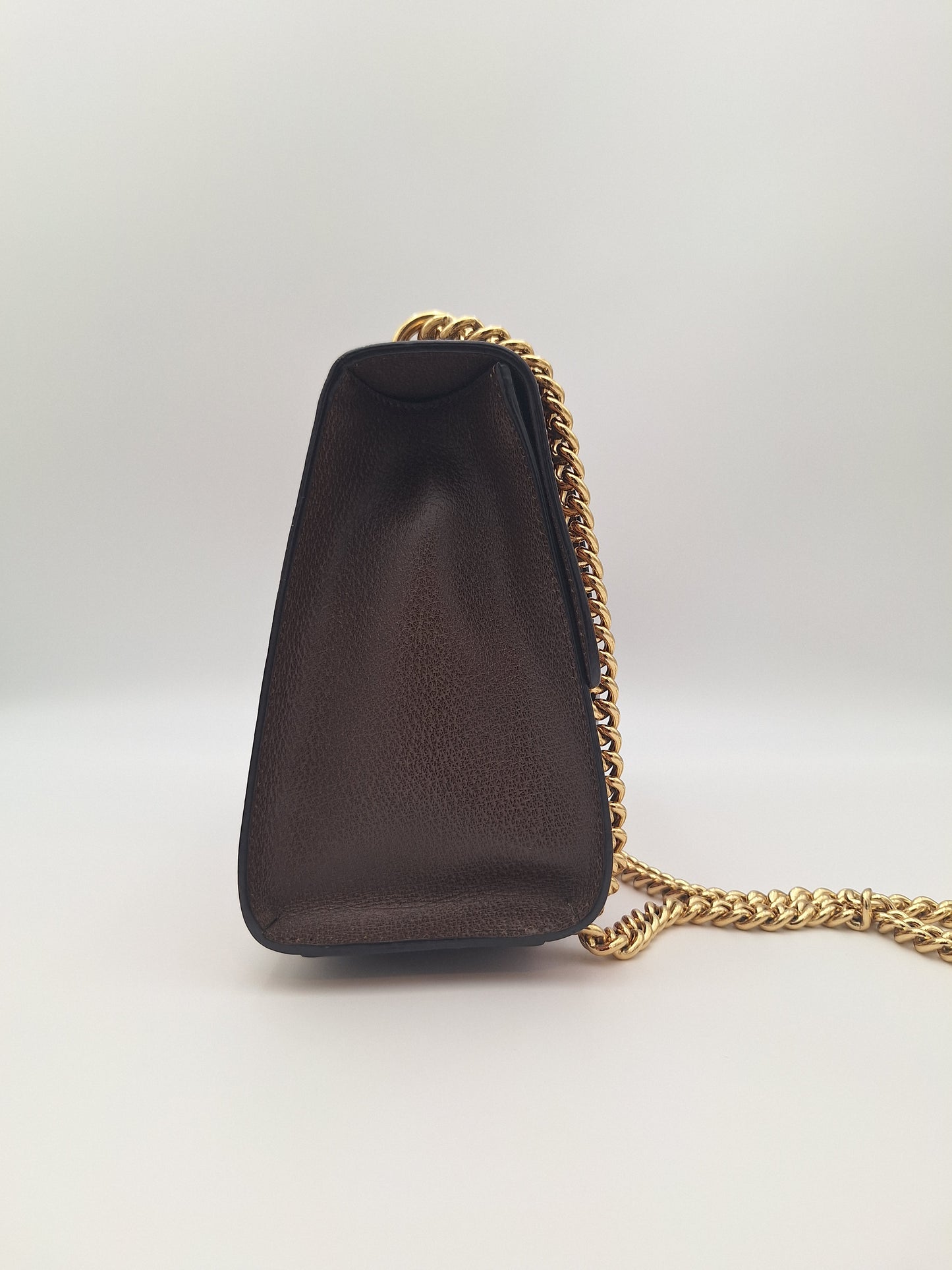 Gucci Padlock GG Supreme Tiger Print Chain Flap Shoulder Bag (UK)