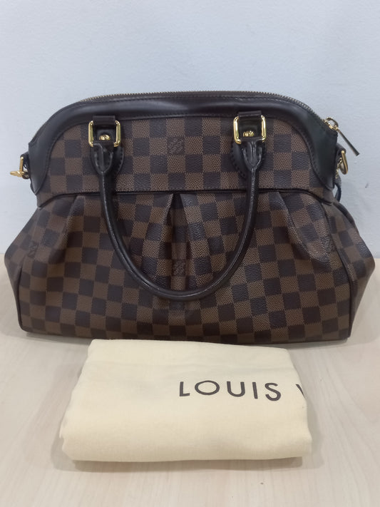 Louis Vuitton Brown PVC Damier Trevi PM Shoulder Bag N51997