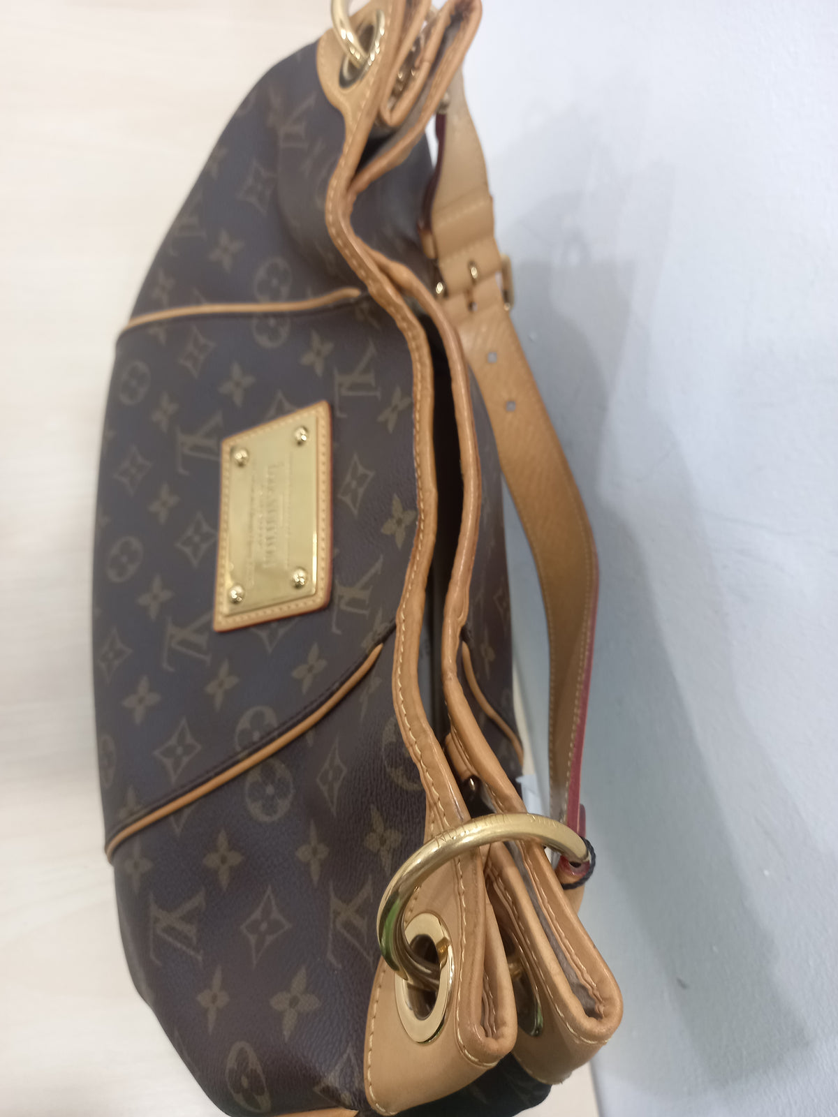 Louis Vuitton Brown PVC Monogram Canvas Galliera PM Shoulder Bag M56382