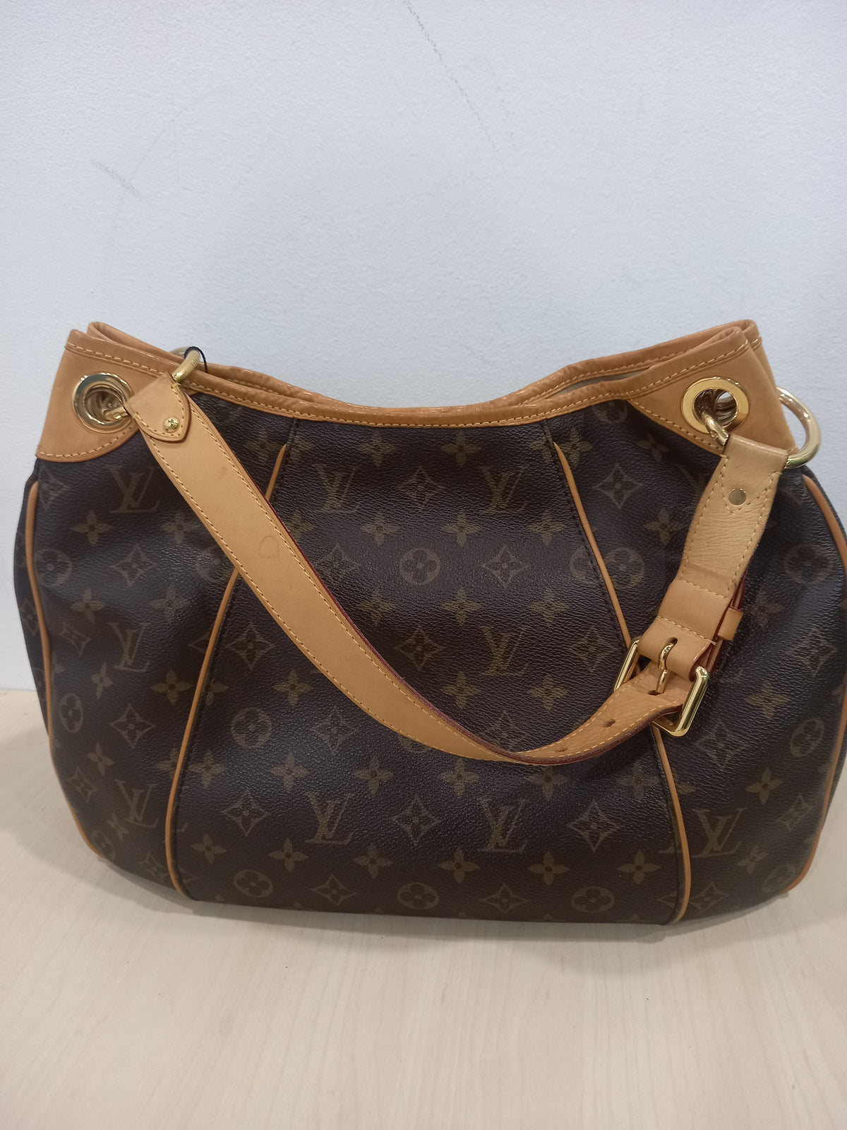 Louis Vuitton Brown PVC Monogram Canvas Galliera PM Shoulder Bag M56382