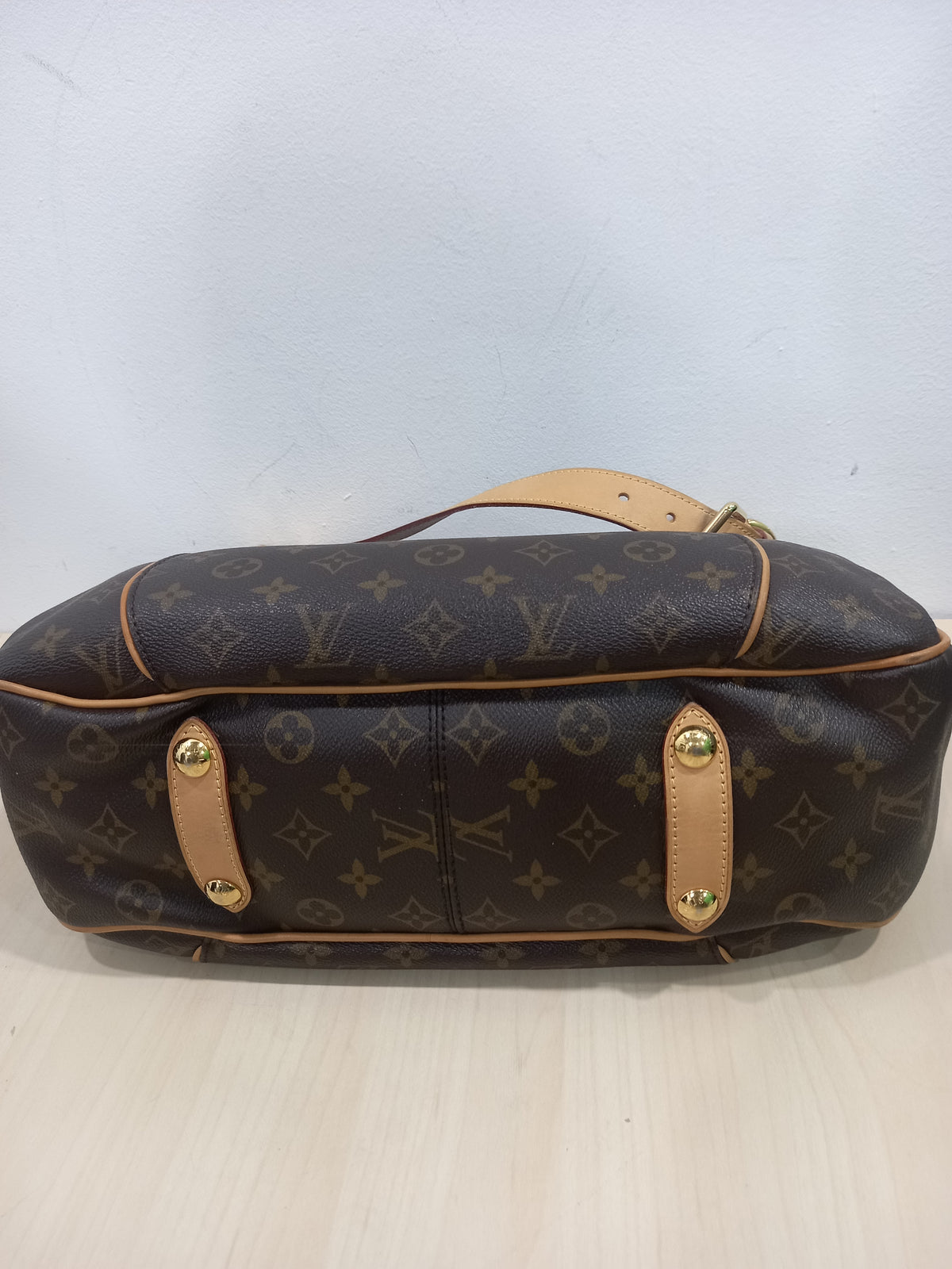 Louis Vuitton Brown PVC Monogram Canvas Galliera PM Shoulder Bag M56382