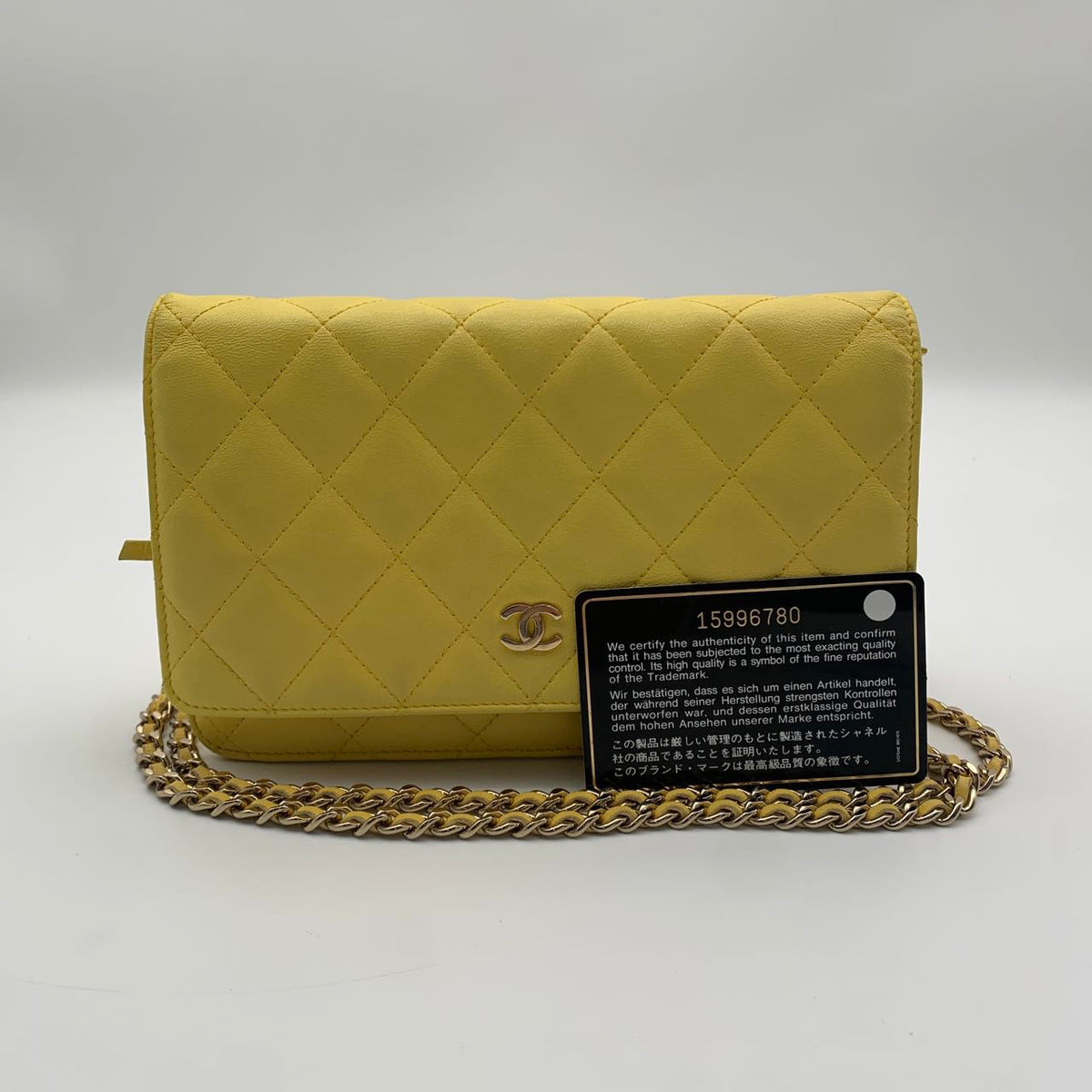 Chanel WOC Yellow (MM041)