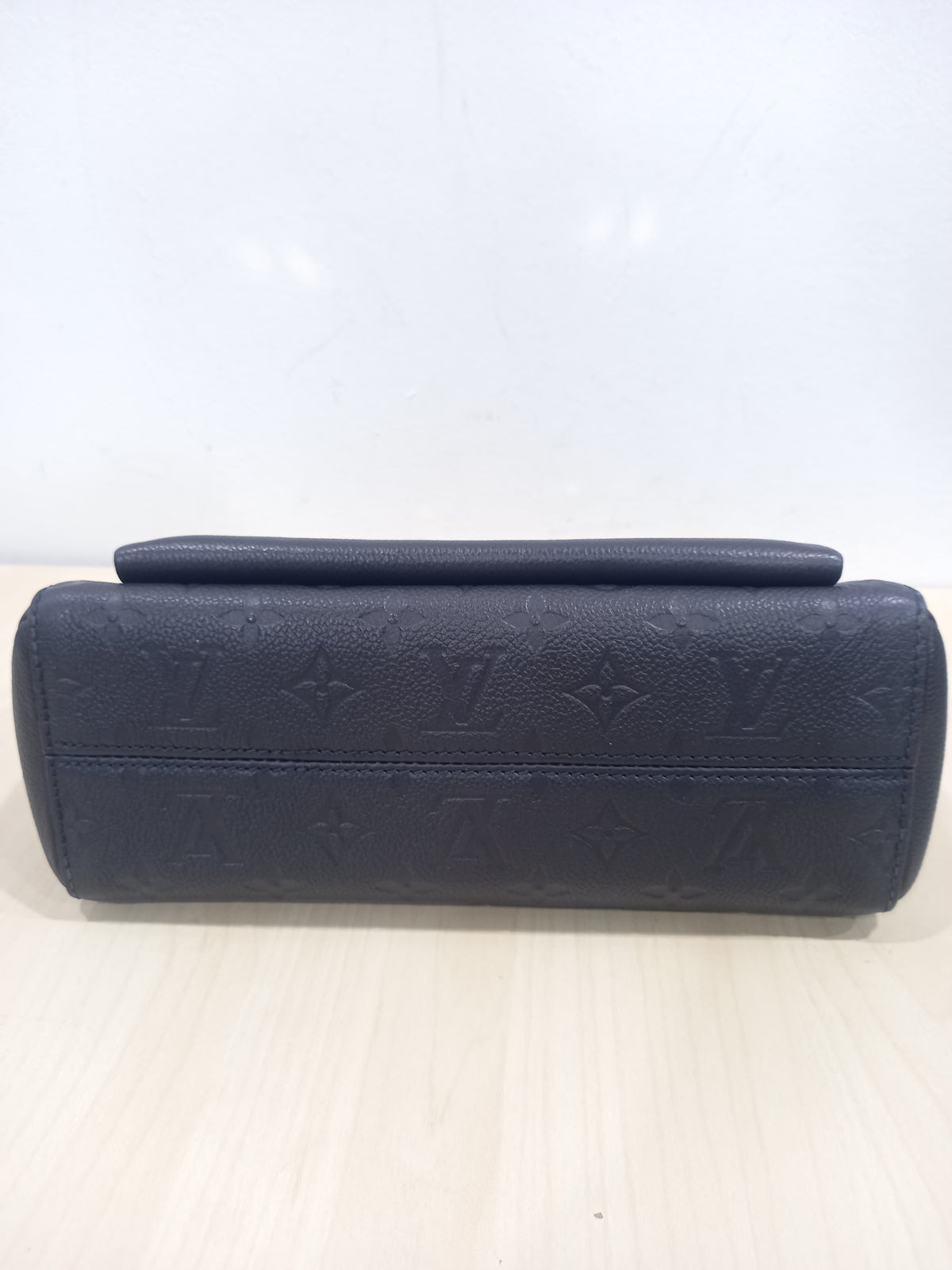 Louis Vuitton Navy Leather Empreinte Monogram Babylone PM Shoulder Bag M52271