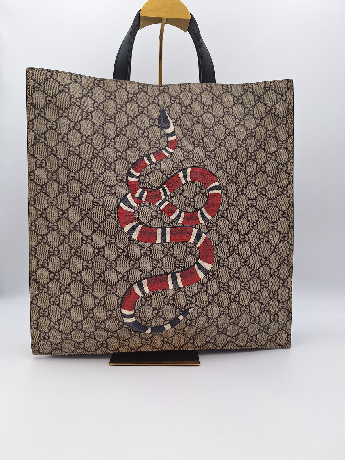 Gucci GG Supreme Kingsnake Soft Vertical Tote (UK)