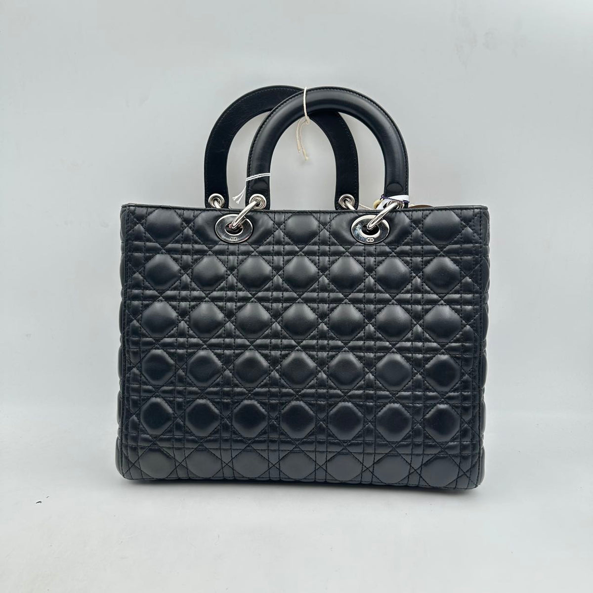 Dior Princess Dior 7-compartment lambskin black silver (MM045)