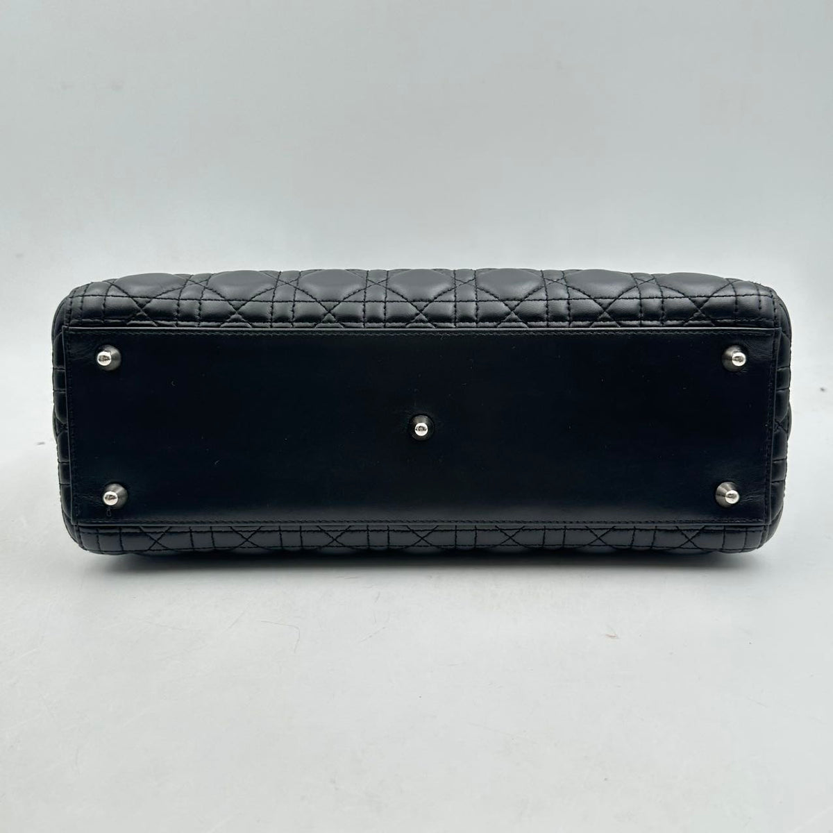 Dior Princess Dior 7-compartment lambskin black silver (MM045)
