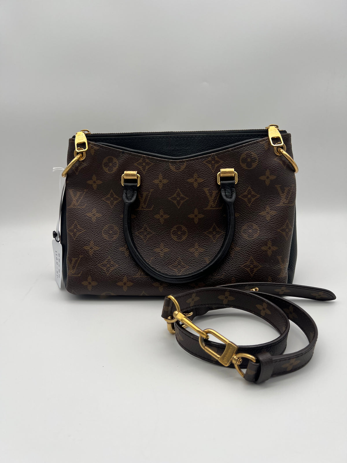 LV Pallas Tote Monogram and Black (JS001)