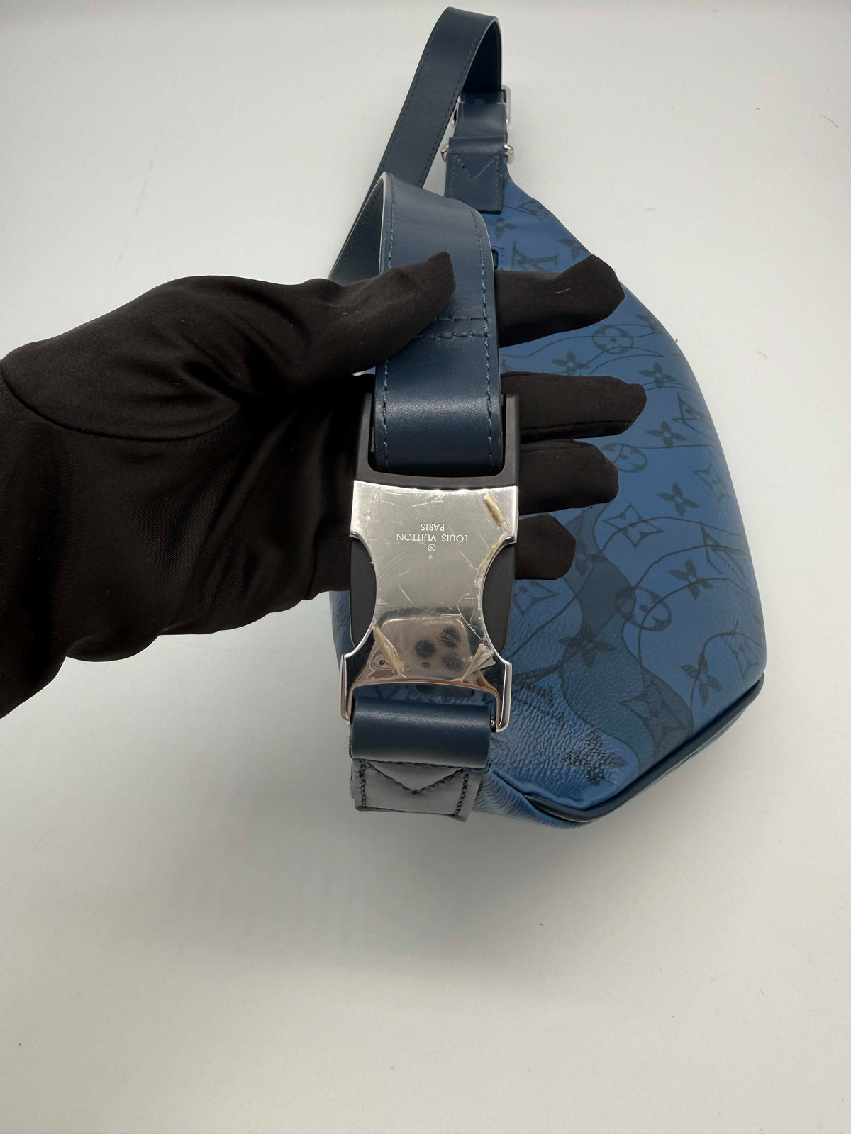 Louis Vuitton Watercolor Collection Blue Belt Bag (MX0022)