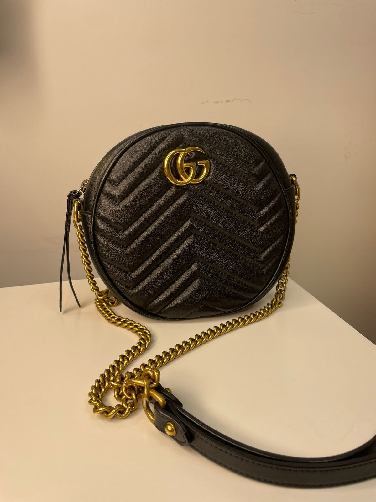 Gucci Marmont Round Shoulder Bag (UK)