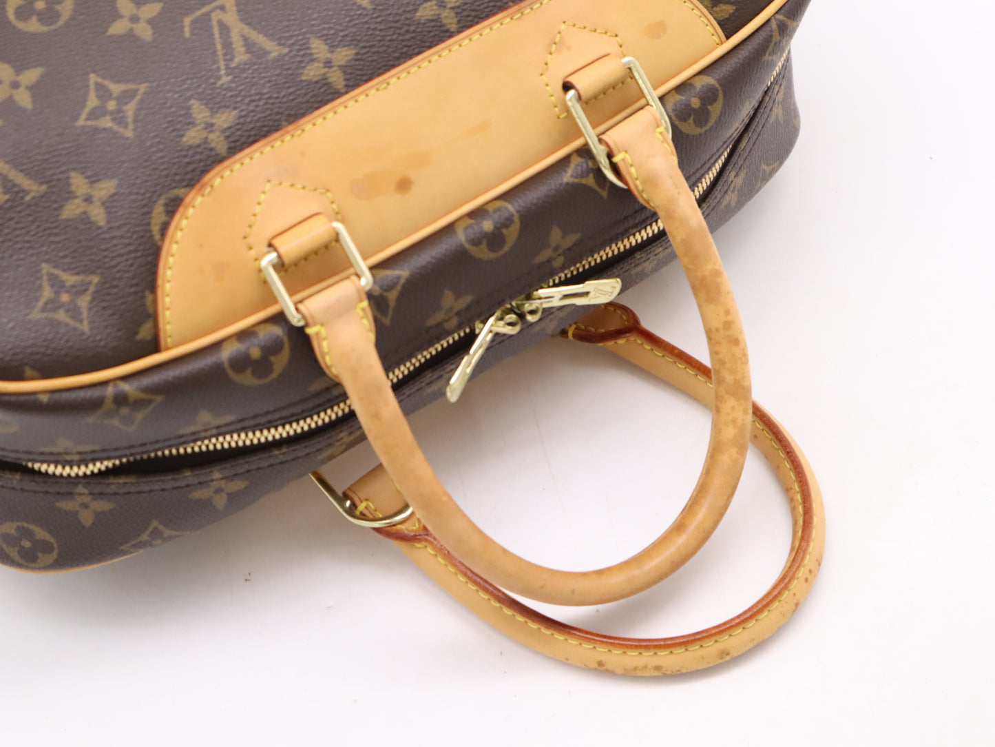 Pre-Owned LOUIS VUITTON Monogram Deauville Handbag EC-0063