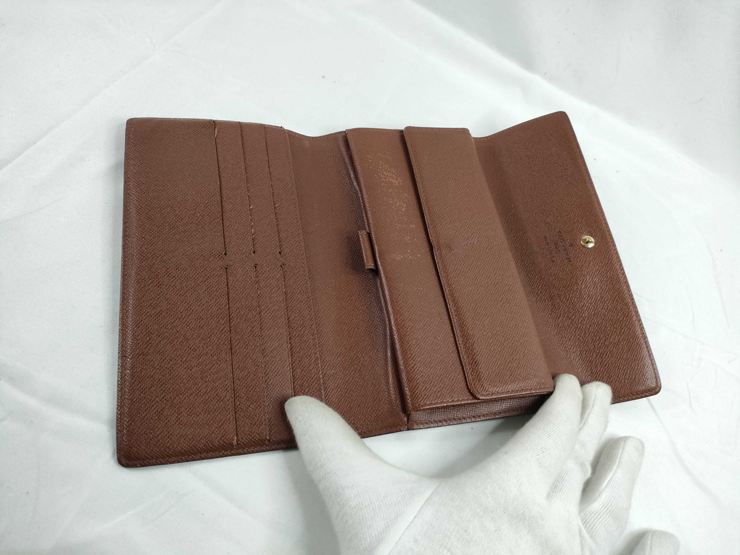 Pre-Owned Louis Vuitton Monogram International Long Wallet EC-0048W