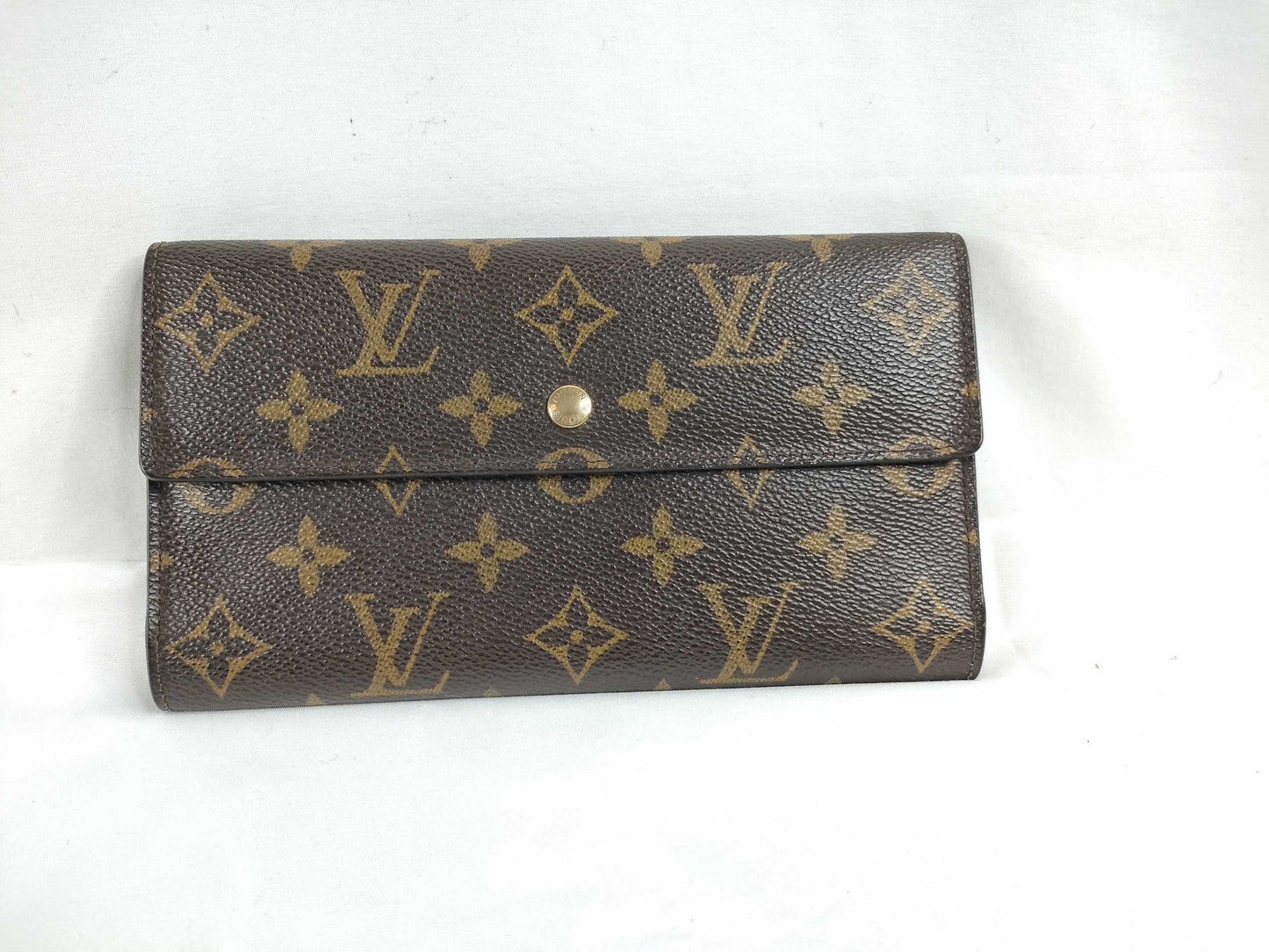 Pre-Owned Louis Vuitton Monogram International Long Wallet EC-0048W