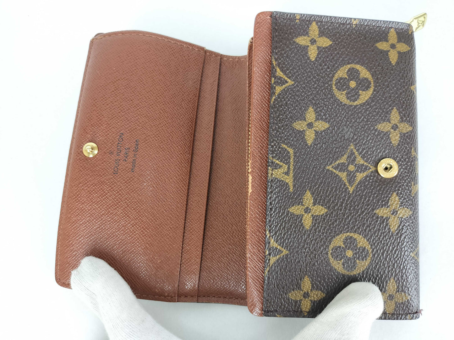 Pre-Owned Louis Vuitton Monogram Porte Monnaie Tresor Wallet EC-0049W