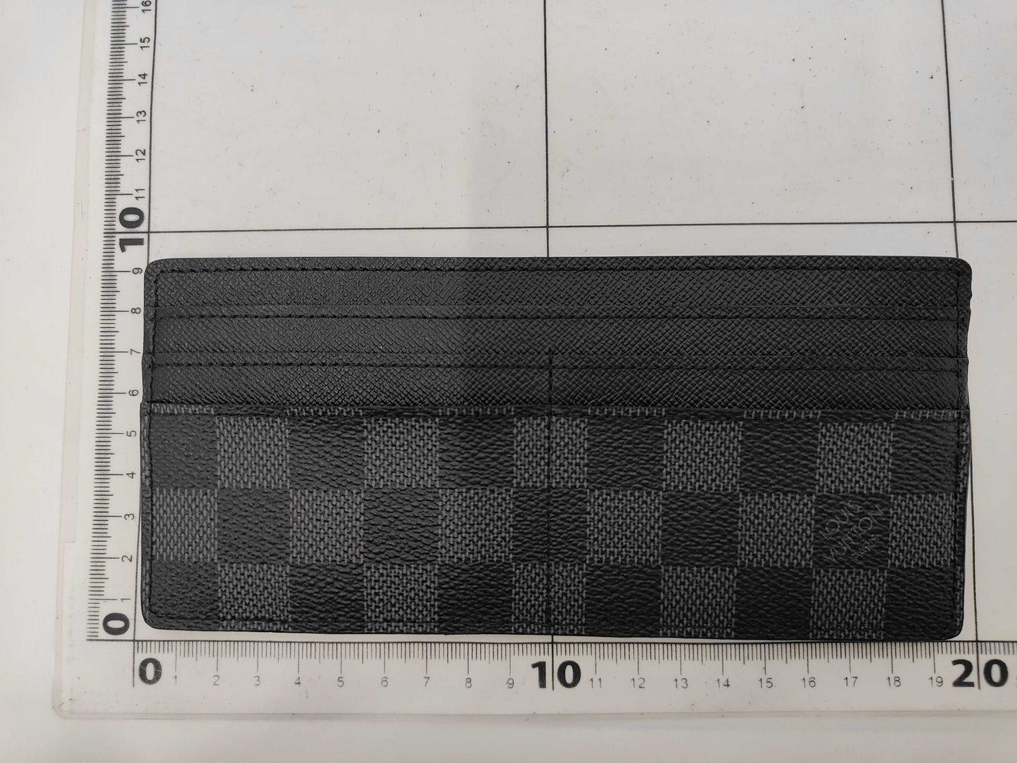 Louis Vuitton Flat Damier Azur Wallet EC-0097