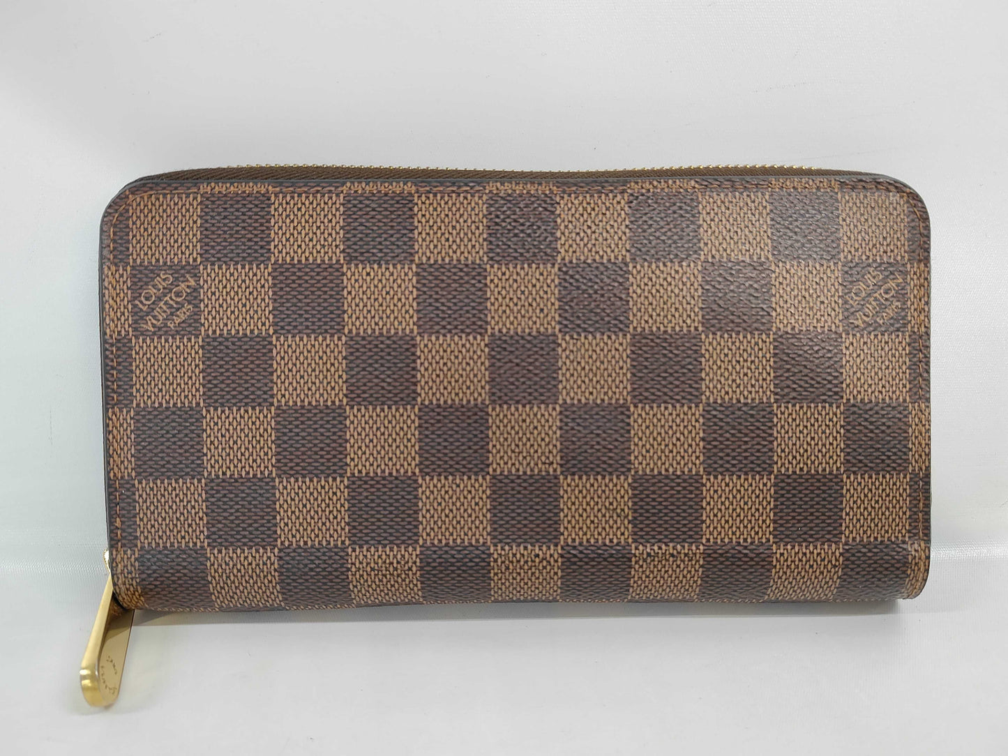 Louis Vuitton Zippy Wallet Damier Ebene EC-0377