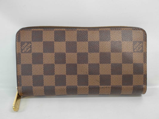 Louis Vuitton Zippy Wallet Damier Ebene EC-0377