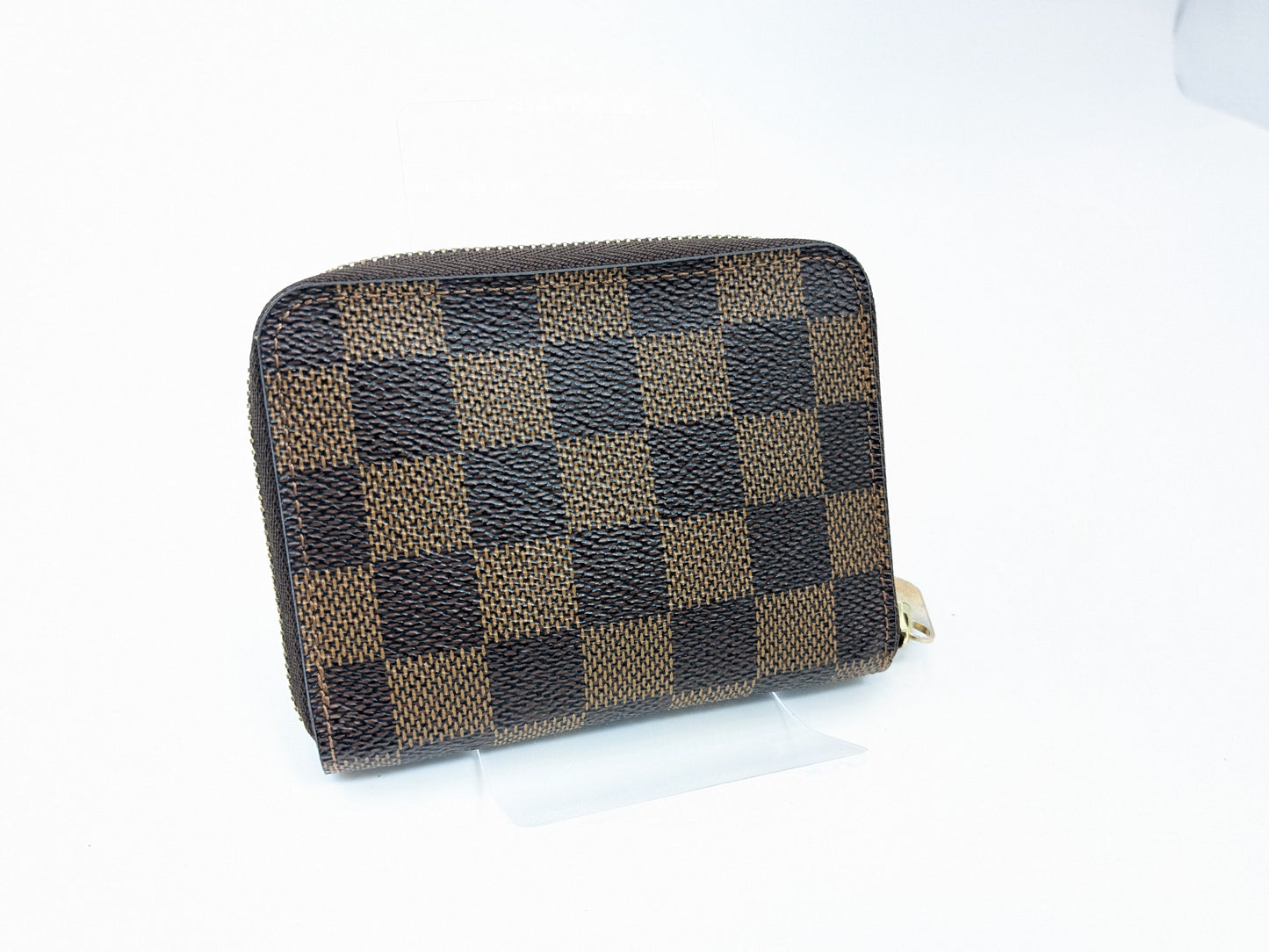 Louis Vuitton Zippy Coin Purse Damier Ebene EC-0593