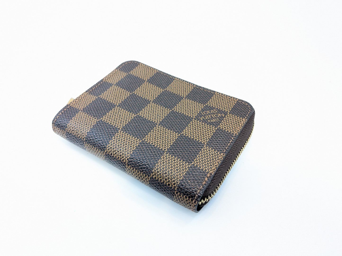 Louis Vuitton Zippy Coin Purse Damier Ebene EC-0593