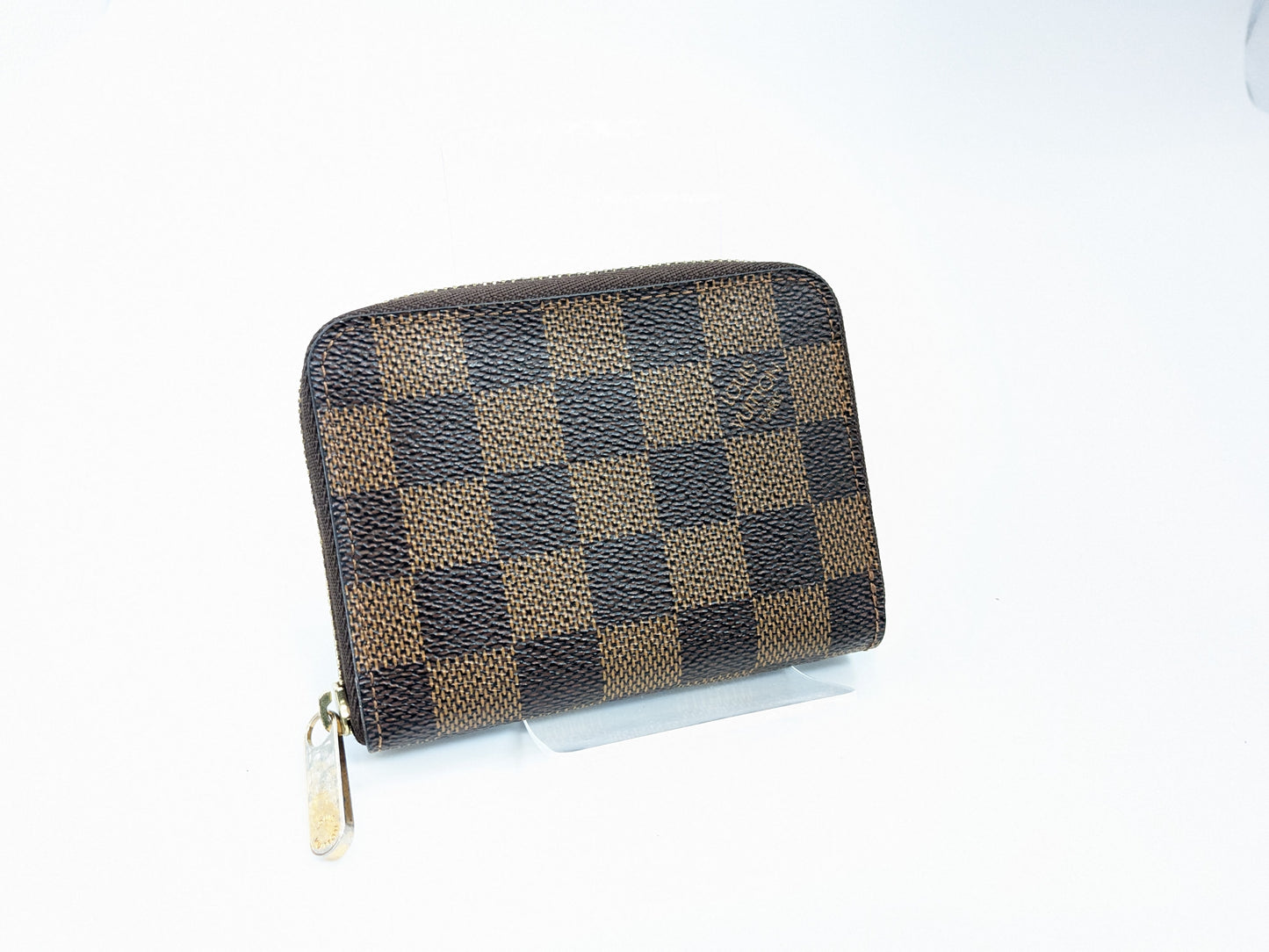 Louis Vuitton Zippy Coin Purse Damier Ebene EC-0593