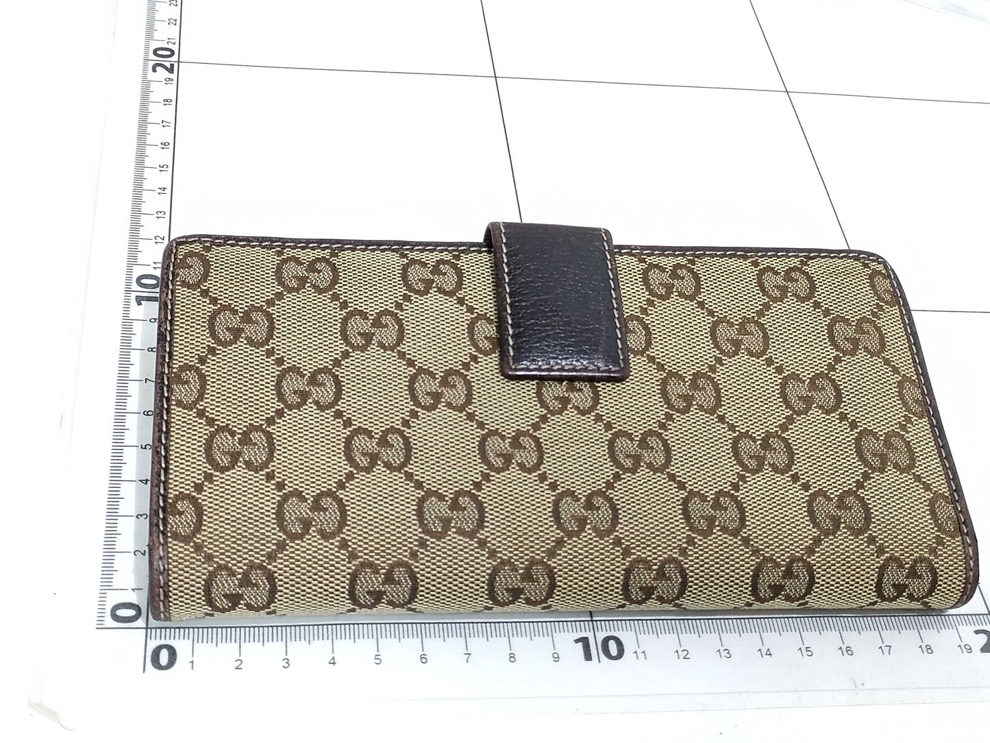 Gucci Brown Monogram Princy Continental Wallet EC-0016