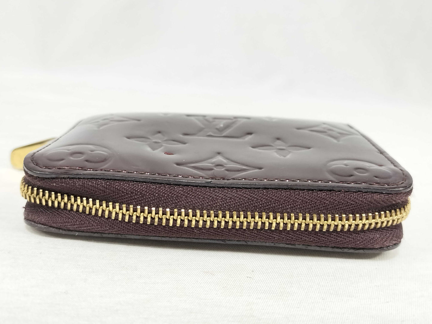 Louis Vuitton Vernis Zippy Coin Purse Amarante EC-0432