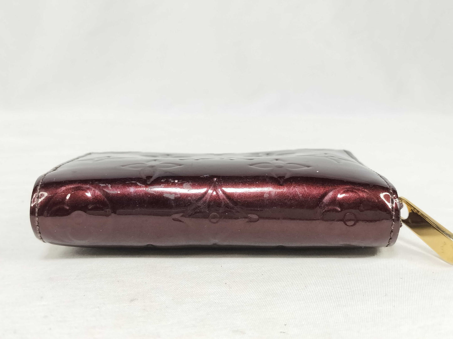 Louis Vuitton Vernis Zippy Coin Purse Amarante EC-0432
