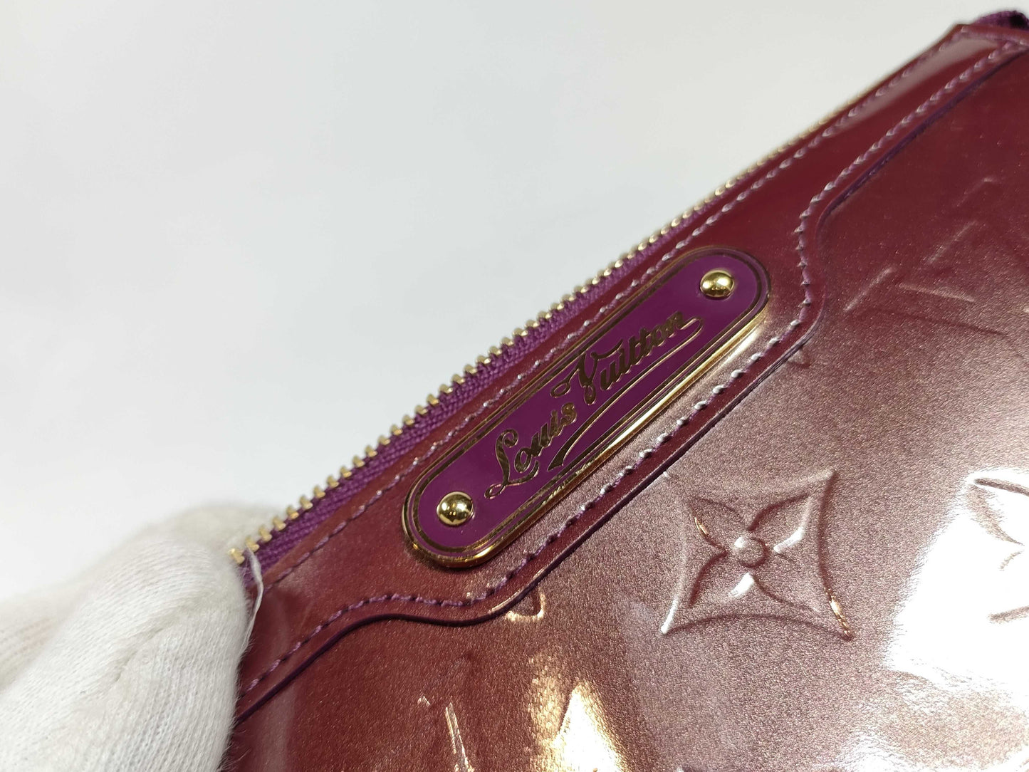 Pre-Owned Louis Vuitton Verni Cosmetic Pouch EC-0202