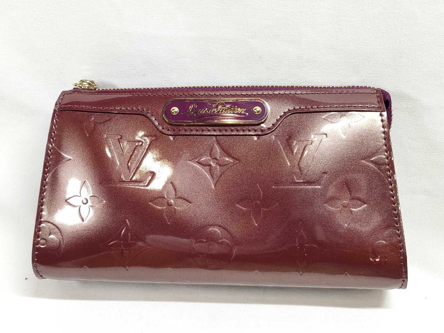 Pre-Owned Louis Vuitton Verni Cosmetic Pouch EC-0202