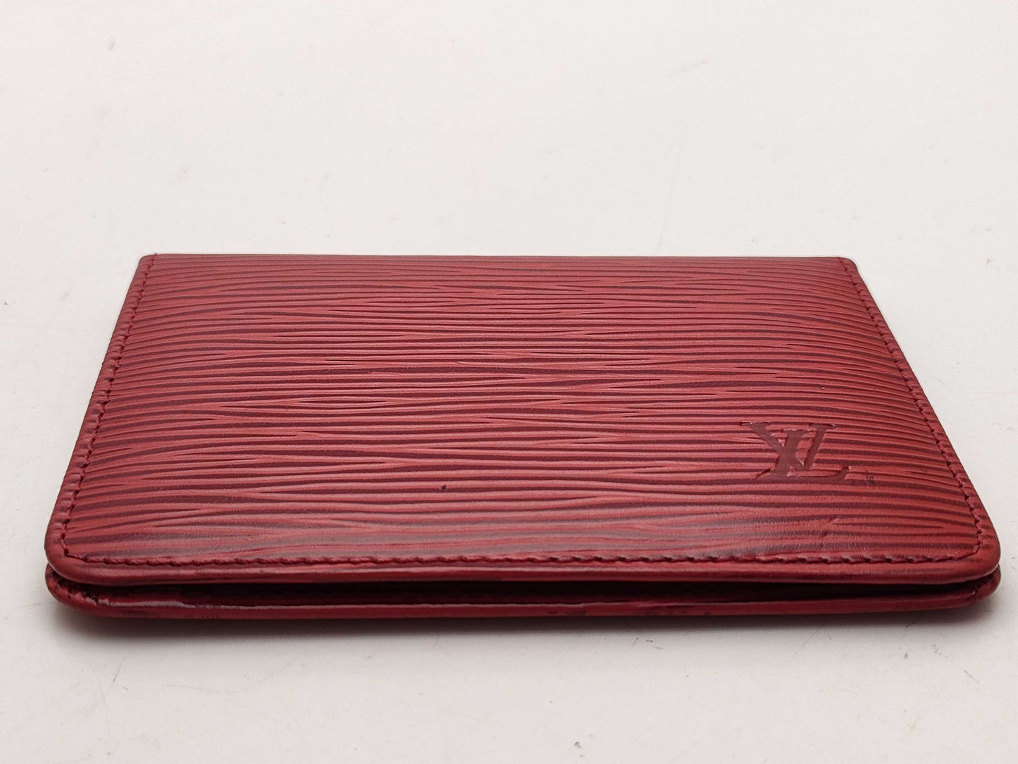 Louis Vuitton Epi Leather Two Card Holder Wallet EC-0680
