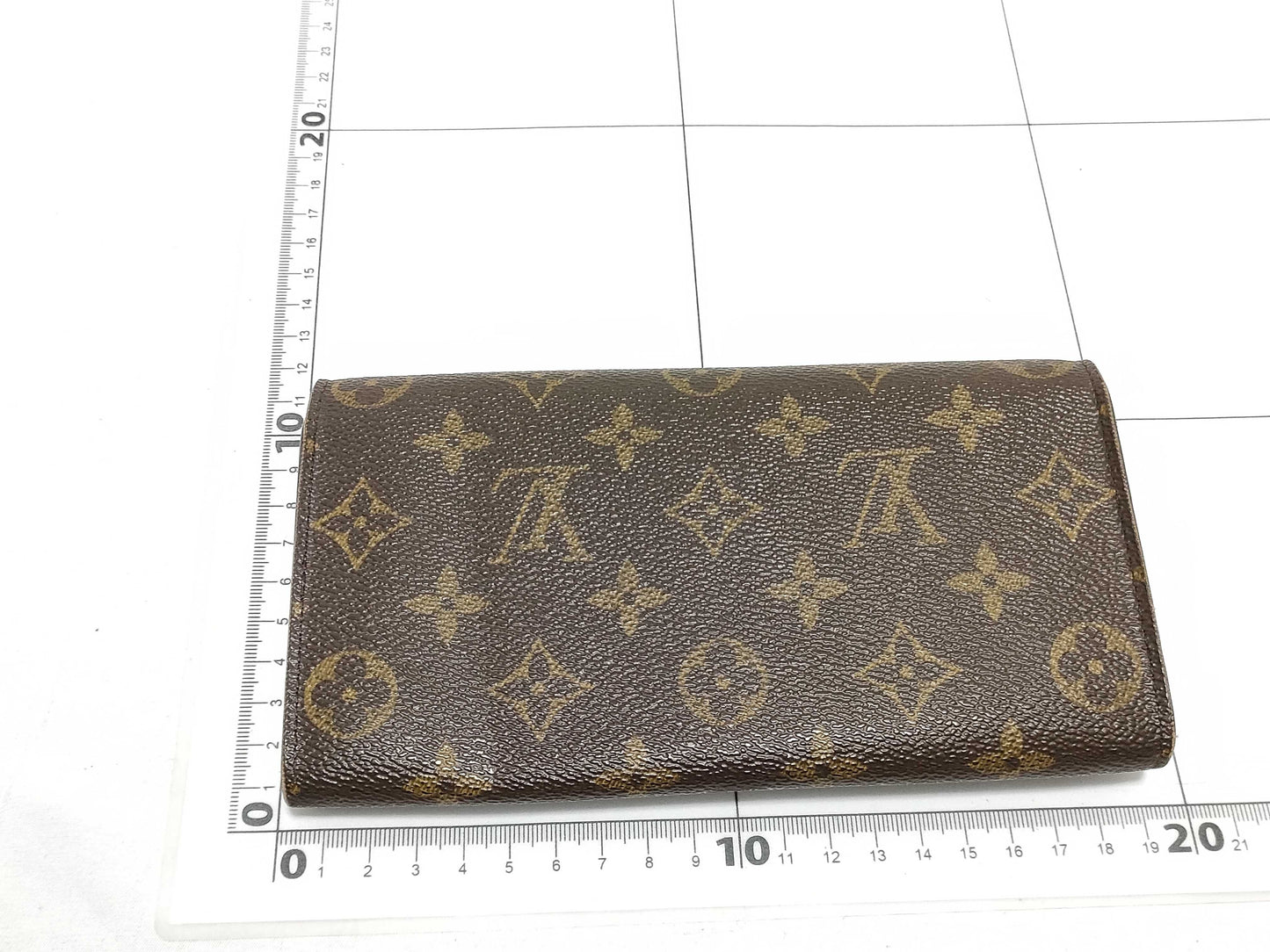 Louis Vuitton Monogram Portefeuille Sarah Purse Wallet EC-0774