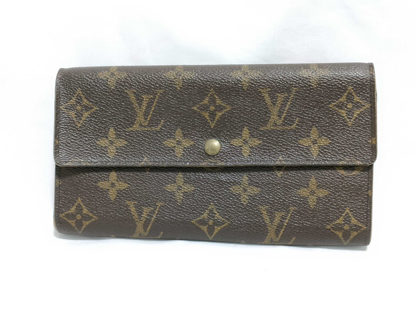Louis Vuitton Monogram Portefeuille Sarah Purse Wallet EC-0774