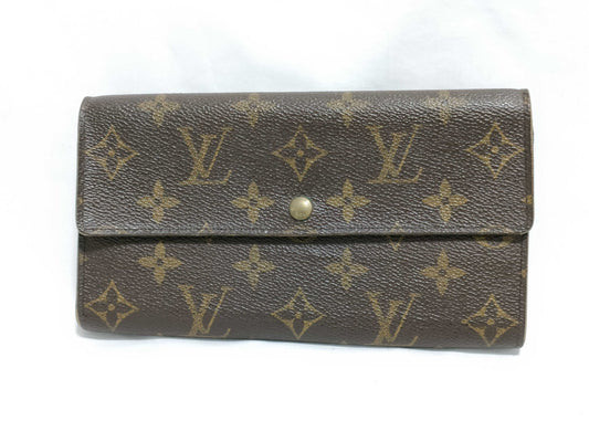 Louis Vuitton Monogram Portefeuille Sarah Purse Wallet EC-0774