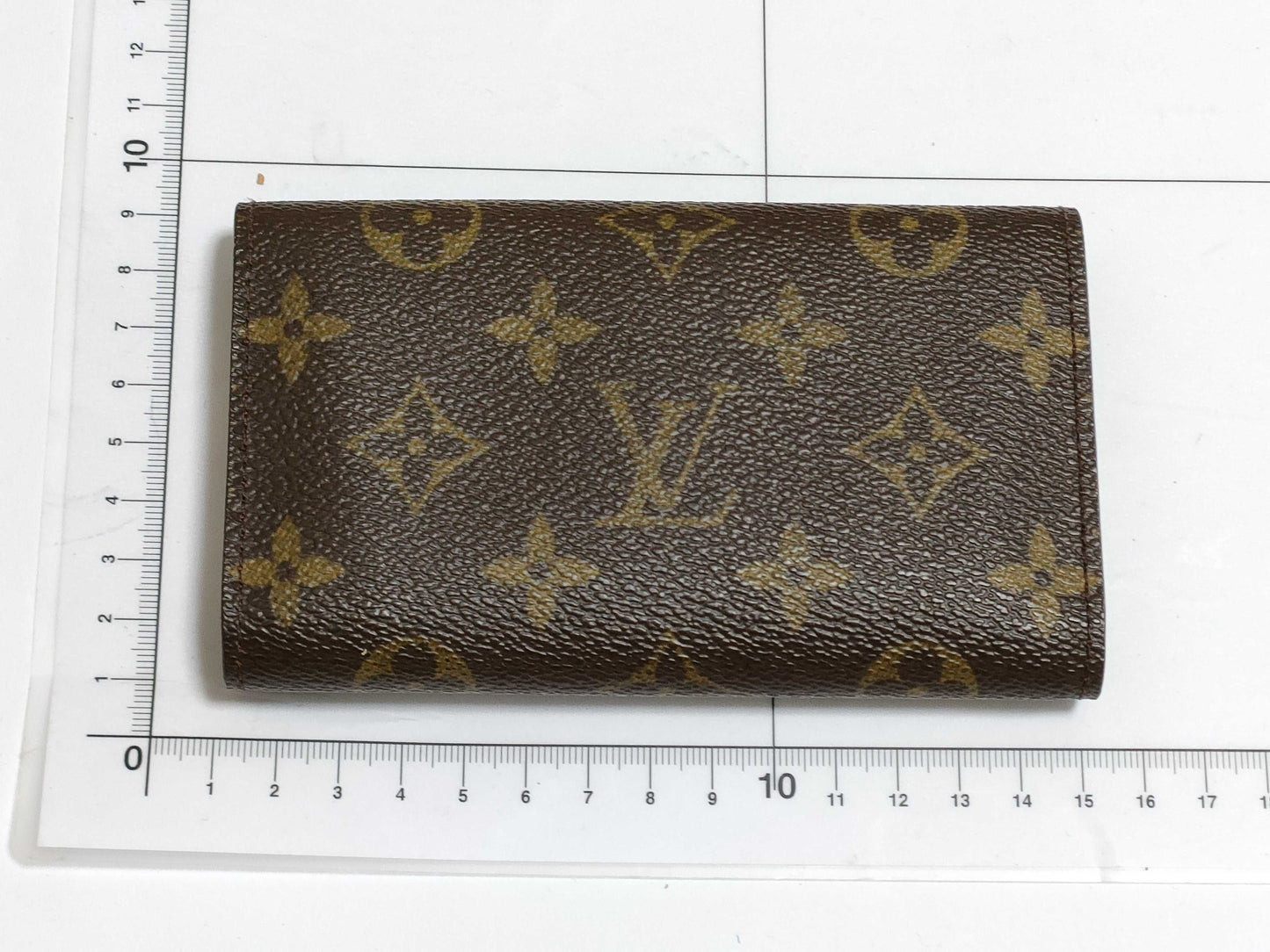 Louis Vuitton Monogram Porte Monnaie Zip Compact Bifold Wallet EC-0558