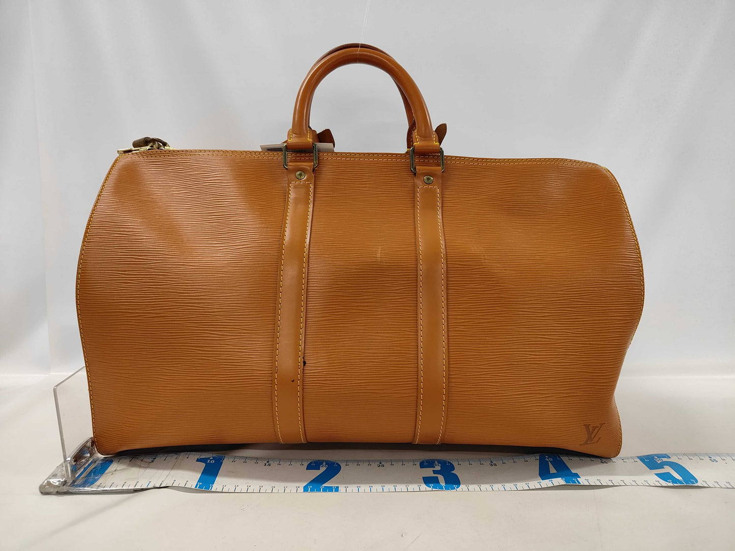 Louis Vuitton Epi Leather Keepall 45 Camel EC-0184