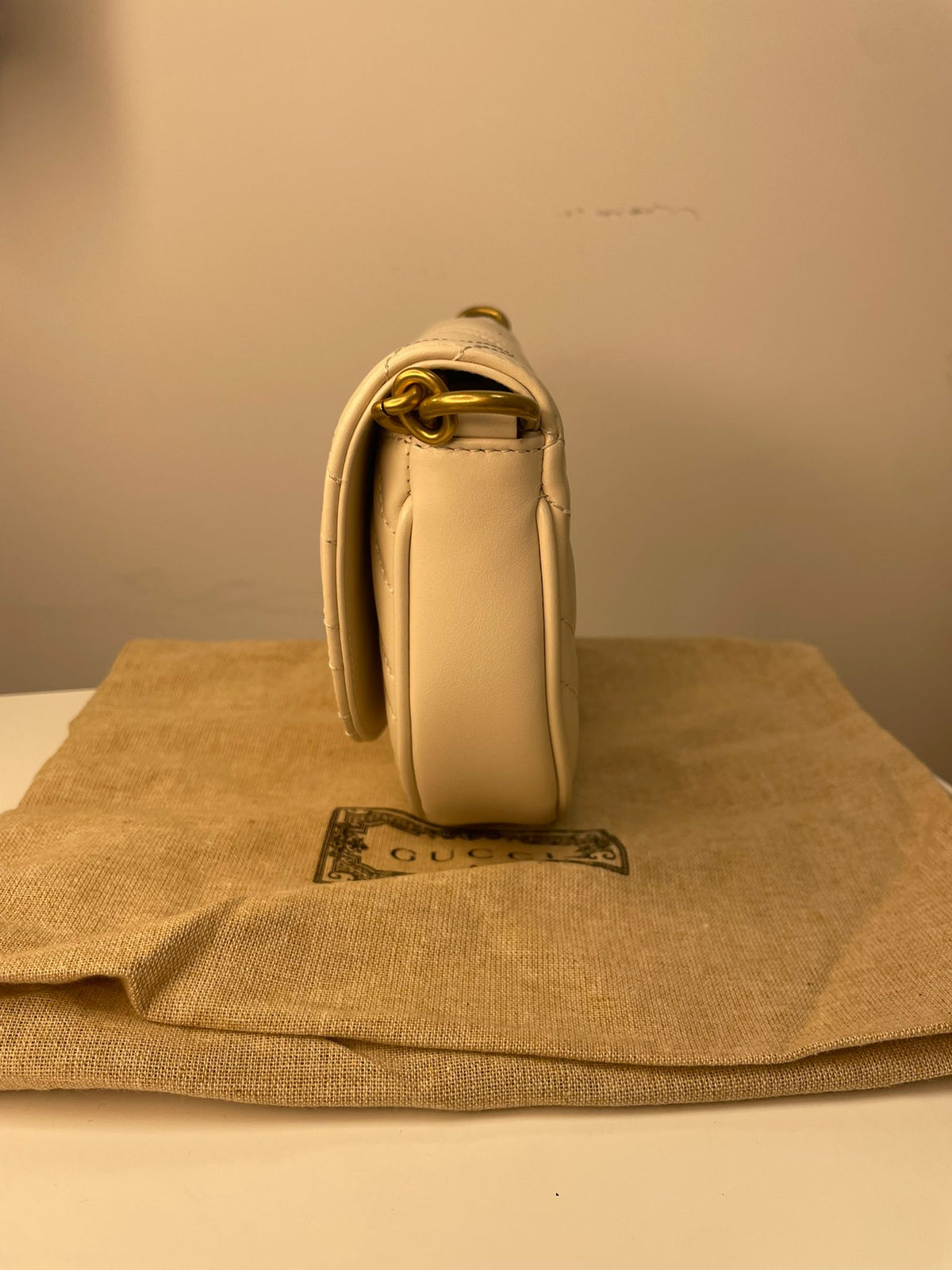 Gucci Marmont Matelasse Chain Crossbody Bag (UK)