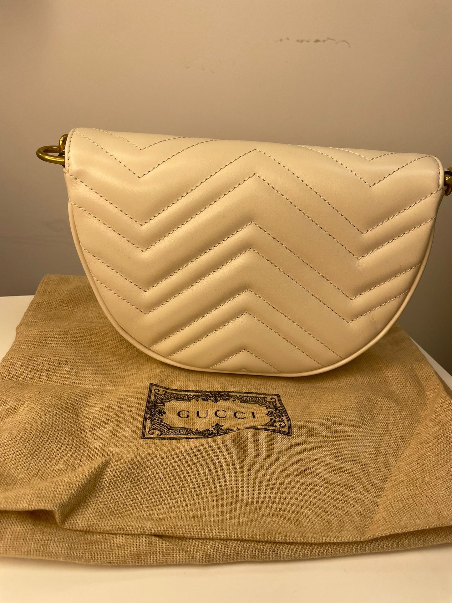 Gucci Marmont Matelasse Chain Crossbody Bag (UK)