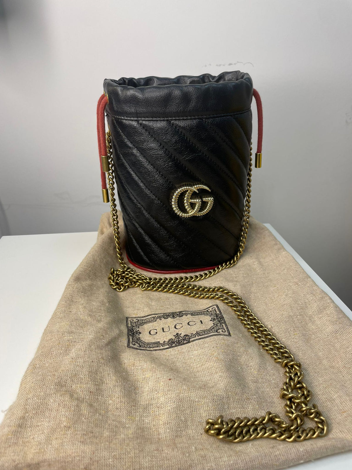 Gucci GG Marmont Mini Bucket Bag (UK)
