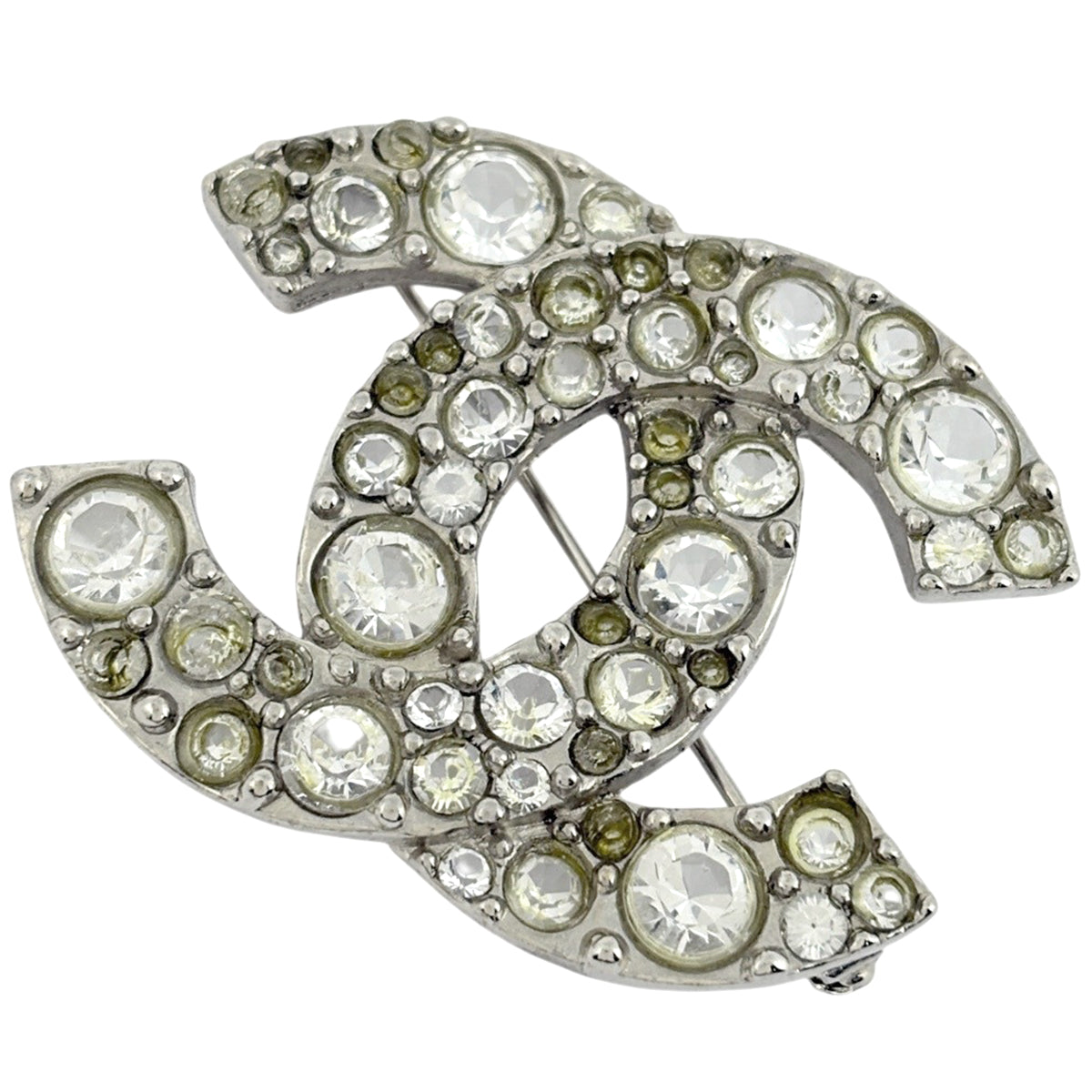 Chanel CC Rhinestone Brooch (JP)