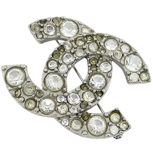 Chanel CC Rhinestone Brooch (JP)